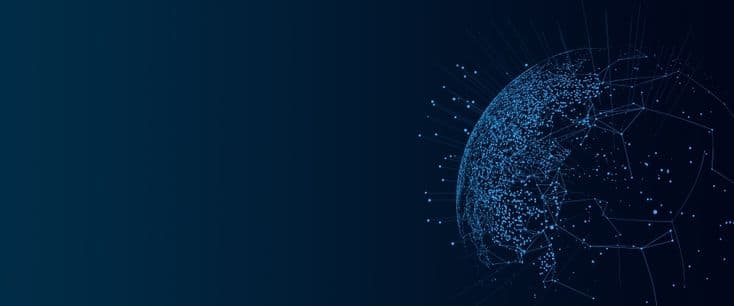Background image of abstract network
